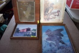 4 Wall Hangings: Holographic Eagle 15