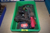 Assorted leather working tools, pliers and assorted tools