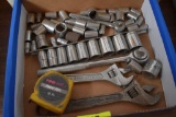 Assortment of sockets, 1/4