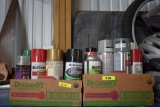2 boxes of aerosol spray paint
