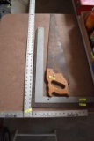 Saw, T-square, two L-squares