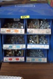 6 Drawer Bolt Bin with Contents