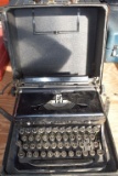 Antique Manual Typewriter In Case