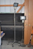Two Halogen Lamps on Stands