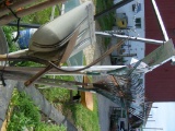 Assortment of Yard Tools, Rakes and Roof Scraper
