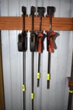 Set of 4 Bar Clamps, Approx. 2 at 44