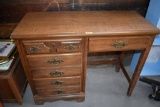 Desk And Lamp, Desk Approx. 32