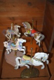 4 Carousel Ponies