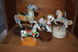 4 Carousel Ponies