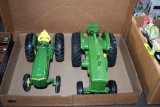 2 John Deere Tractors, 1 is R Diesel
