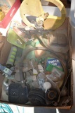 Box of WeedEater Parts & Sprinklers