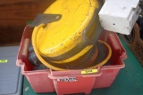 Box of Warning Light, Retractactable Electric Cord and Flashlights