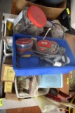 Box of Twist Ties, Electrical Tape, Electrical Connectors, Grommets and Misc.