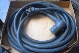 Heavy Duty Black Extension Cord, 220V, 10/3