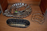 Assorted Metal Serving Trays