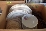 Box of Misc. Plates