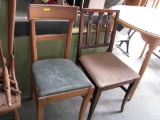 Set Of 5 Vintage And Antique Chairs