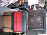 Peg Board Shelf/Stand With Tool Box, 62