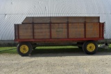 Heider 14' Barge Box, Wood, On 963 John Deere Running Gear