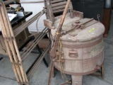 Wooden Washing Machine With Drying Rack