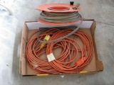 Box of Extension Cords and Reel
