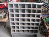 Gray Wood Bolt Bin 36