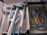 Box of Hammers and Diamond Channel Lock