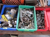 3 Boxes of Chain, Chain Fasteners and Assorted Hardware