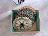 Box of Plastic Planter Plates