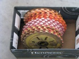 Box of Plastic Planter Plates