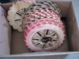 Box of Plastic Planter Plates