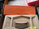 Tackle Box with Tackle and Gun Cleaning Kit