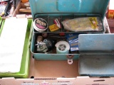 Lot of 3 Fishing Tackle Boxes, Some With Contents