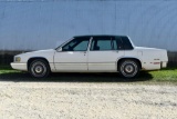 1991 Cadillac Sedan DeVille, 4 Door, Auto, 105,360 miles, Leather, 4.9L V8, White,