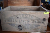 Cal-Pak-Fruits Wooden Crate