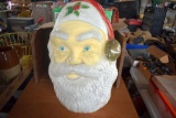 Plastic Santa Wired for Automobile