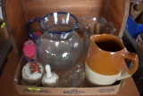 3 Water Pitchers, Christmas Porcelain