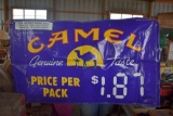 Vintage Camel Cigarettes Banner