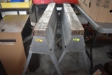 2 Metal Saw Horses
