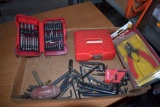 Assorted Allen Wrenches and Snap ring Plier