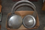 Assorted Hub Caps and Beauty Rings
