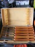 Box of Craftsman Lathe Chisels