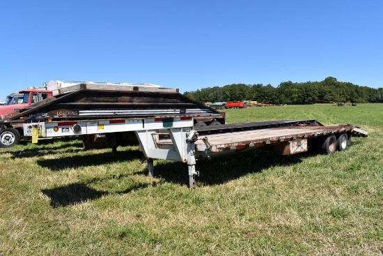 2005 Norris Flatbed Semi Trailer, 32' With 4'