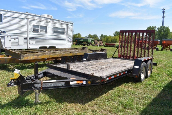 2014 Tow Master 16' Flatbed Tow Master Trailer,
