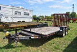 2014 Tow Master 16' Flatbed Tow Master Trailer,