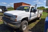 2005 Chevy 2500 Service Truck, 4x4, Ext. Cab, 6.0