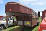 1990 Trailmann Gooseneck Livestock Trailer, Tand
