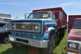 1973 Chevy C65 Grain Truck, 18' Omaha Steel Box &