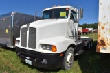 1995 Kenworth T400 Day Cab Semi Tractor, M11 Cumm