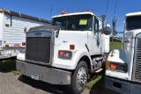 1987 White Volve Semi Tractor, Mini Sleeper, 9 Sp